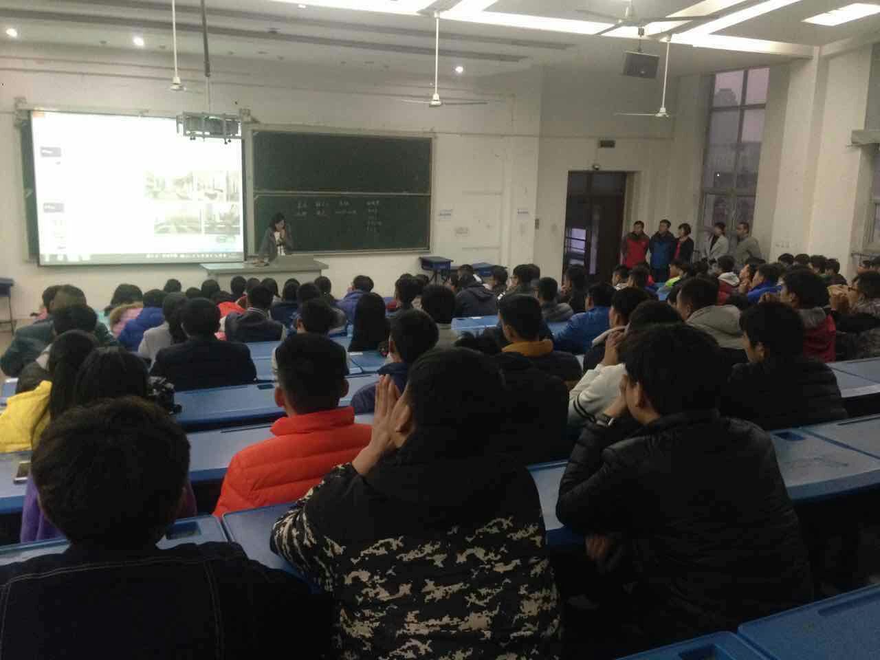 实习单位推介会现场